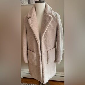 French Connection Cream Sherpa Jacket